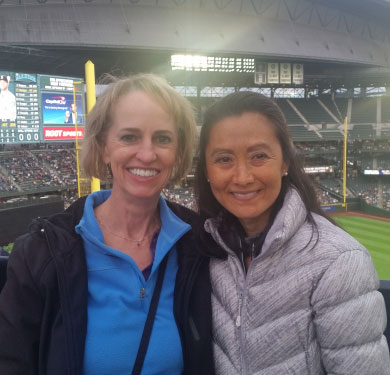 LDC employees at Mariners game